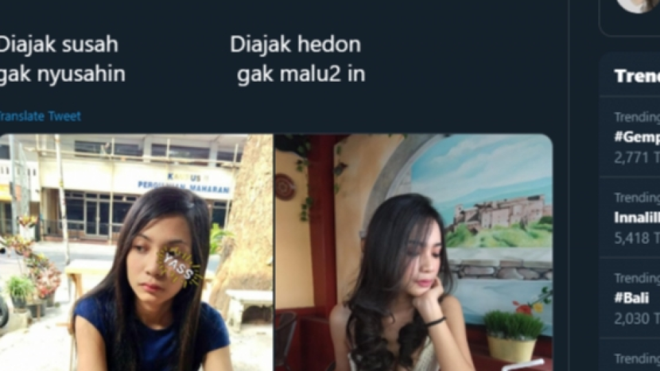 Viral 'Cewek Conditional' yang Dikritik Oleh Reza Arap Suruh Balik Makan Sarimi