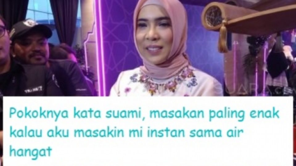 Fitri Tropica Senang Dipuji Suami Lihai Masak Air Hangat dan Mi Instan