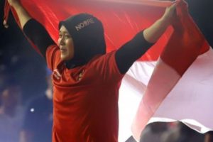 Aries Susanti Raih Emas Sekaligus Pecahkan Rekor Dunia Untuk Kategori Kecepatan Putri di Piala Dunia Panjat Tebing