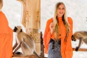 Gara-gara 'Monyet Kawin', Foto Model Ini Jadi Viral di Dunia Maya