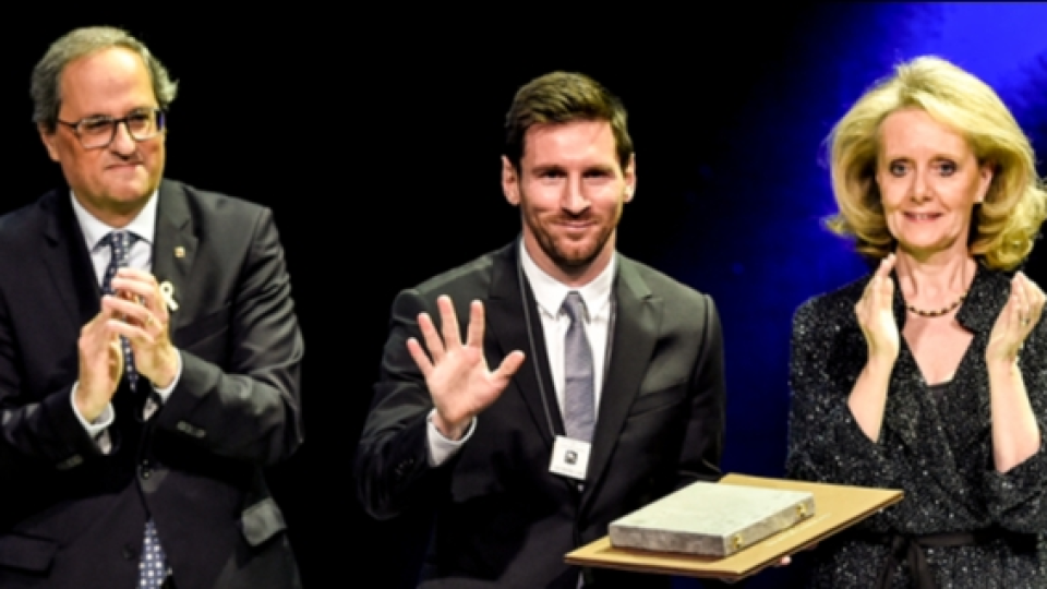 Lionel Messi Menerima Penghargaan Creu de Sant Jordi, Salah Satu Penghargaan Tertinggi di Catalunya