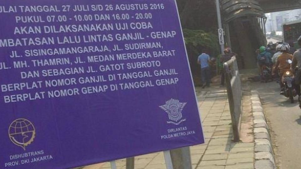 Jenis Kendaraan Yang Tak Kena Dampak Uji Coba Ganjil Genap