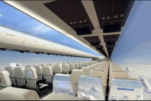 Pesawat Tanpa Jendela, Benarkah Wujud dari Penerbangan Futuristik?