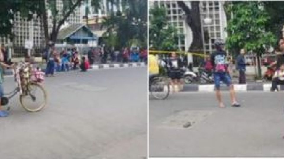 Keren! Pedagang Masih Berjualan Ditengah Teror Bom Sarinah