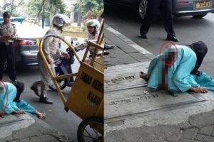 Nenek di Sidoarjo Berjalan Dengan Pisau Tertancap di Punggung 