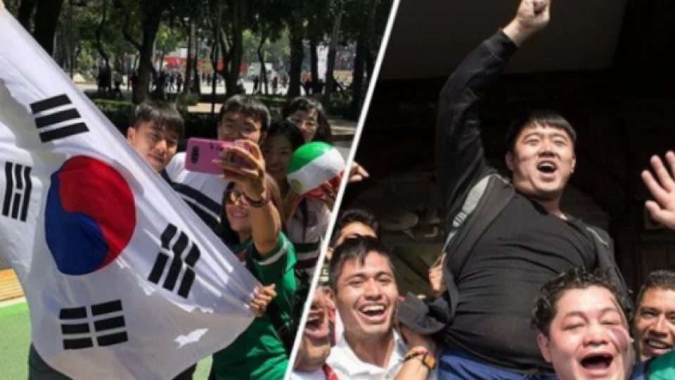 Piala Dunia 2018: Korsel Kalahkan Jerman, rakyat Meksiko Bergembira Bersama Rakyat & Pendukung Korea Selatan!!!!