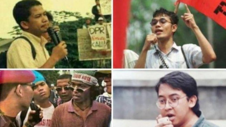 Foto Empat Anggota DPR Saat Masih Jadi Aktivis Di Tahun 1998, 'Aku yang Dulu Bukanlah yang Sekarang'
