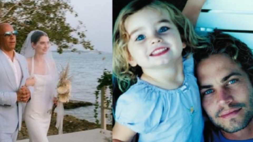 Menikah, Putri Mendiang Paul Walker Ditemani Vin Diesel Menuju Altar