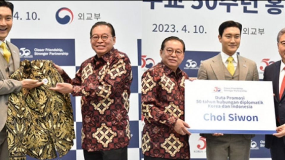 Siwon Choi Jadi Duta Promosi 50 Tahun Hubungan Diplomatik Korea dan Indonesia