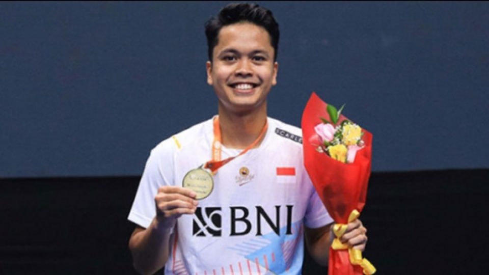 Juara! Anthony Ginting Persembahkan Emas Badminton Asia Championship 2023