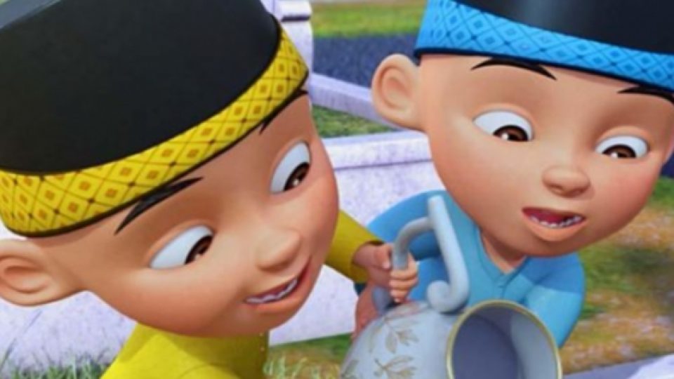 Viral Kuburan Upin dan Ipin di Medsos, Rumah Produksi Bantah Serial Kartun Itu Ada Kaitan Dengan Kuburan Tersebut
