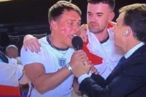 Cuplikan Suporter Inggris Teriakkan Pembebasan Palestina ke Reporter Israel Jadi Viral