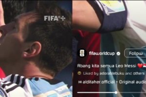 Lagu Aldi Taher Untuk Messi Dijadikan Unggahan Akun Resmi FIFA World Cup