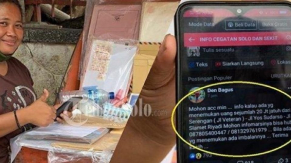Kisah Penjual Amplop di Solo yang Viral Karena Kembalikan uang Rp 16 Juta yang Ia temukan ke Pemiliknya