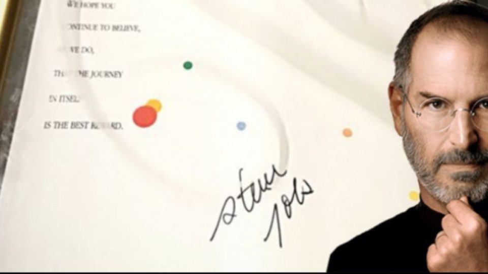 Tanda Tangan Langka Steve Jobs di Plakat Penghargaan Dijual Rp 1,4 Miliar