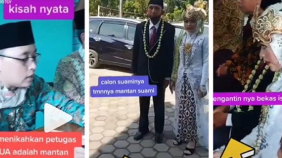 Viral Video Tik Tok, Petugas KUA Nikahkan Mantan Istri dengan Pria Lain
