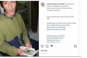 Kocak! Beli Ganja Dapatnya Daun Biasa, Pria Palembang Lapor Polisi