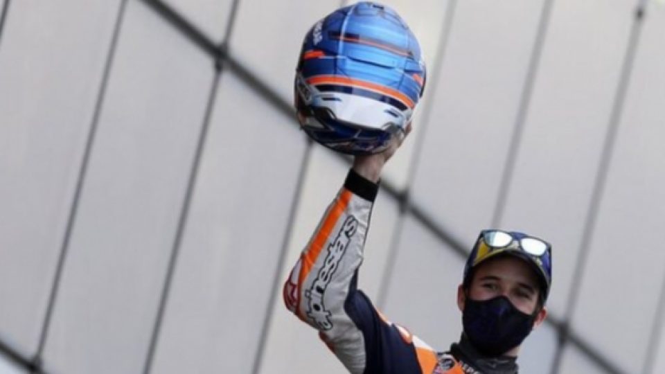 Selamat Alex Marquez! Raih Podium Pertamanya di MotoGP Meski Start di Posisi ke-18 Dalam Balapan Prancis