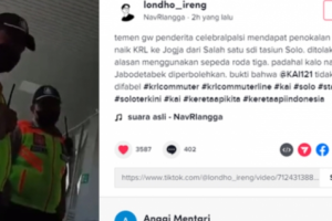 Viral Penyandang DIsabilitas Ditolak Masuk KRL di Stasiun Solo Balapan, KAI Commuter Minta Maaf