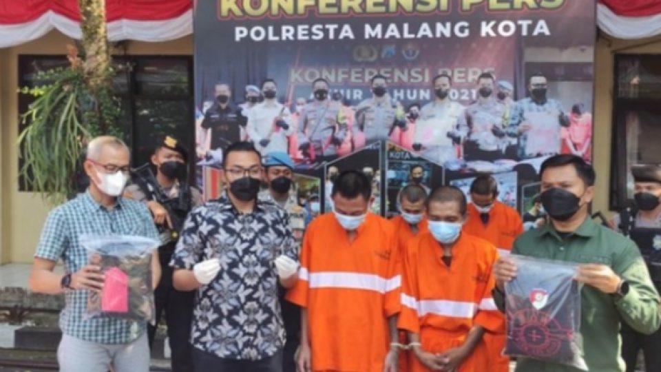 Jual Motor Curian di Media Sosial, Komplotan Curanmor di Malang Diringkus