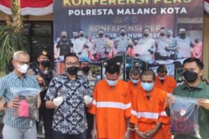Jual Motor Curian di Media Sosial, Komplotan Curanmor di Malang Diringkus