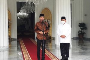 Menhan Prabowo Bersilaturahmi dengan Presiden Jokowi di Yogyakarta Sekaligus Bersantap Bakso, Opor, dan Tempe Bacem