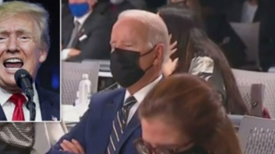 Sempat Ketiduran di COP26, Joe Biden Dituduh Donald Trump 'Tidak Peduli dengan Pemanasan Global'