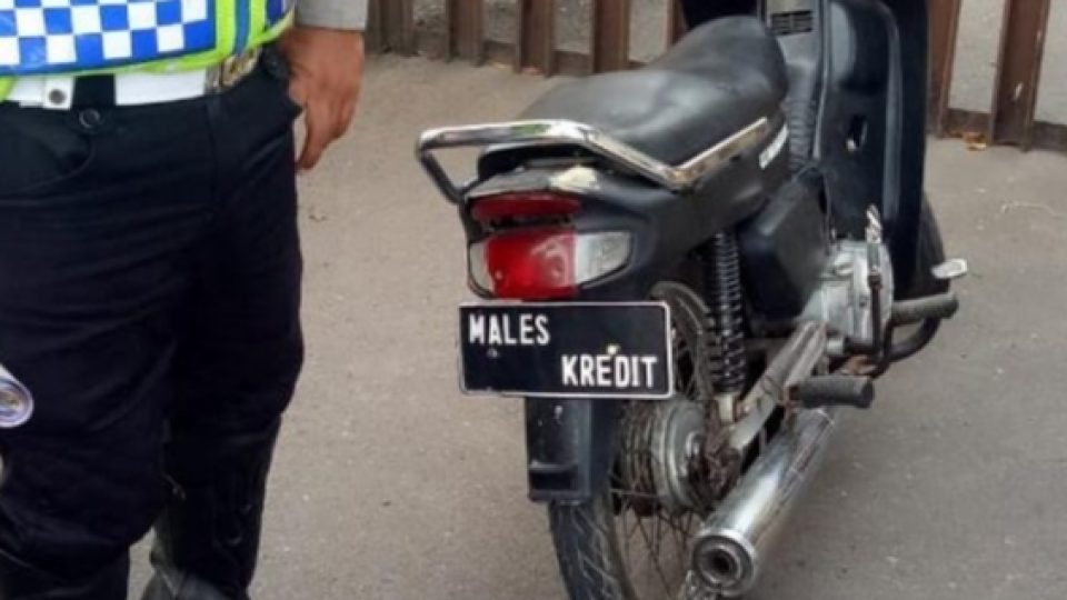 Sepeda Motor Berpelat 'Males Kredit' Diciduk Polisi di Garut