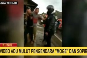 Cekcok Supir Truk dengan Pengemudi Moge di Jalur Pantura, Berawal dari Miskomunikasi, Berakhir Damai