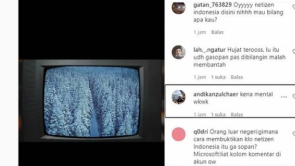 Akun IG Microsoft Diserang Netizen Indonesia Setelah Disebut Paling Tidak Sopan dalam Laporan Microsoft