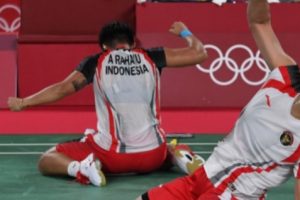 Mantap! Greysia/Apriyani Sumbang Emas Pertama Bagi Indonesia di Olimpiade Tokyo 2020