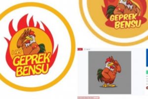 Ayam di Logo Geprek Bensu & I Am Geprek Bensu Asal Comot dari SItus Gratisan?