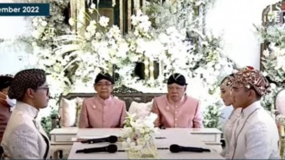 Kaesang Pangarep dan Erina Gundono Sah Jadi Suami-Istri