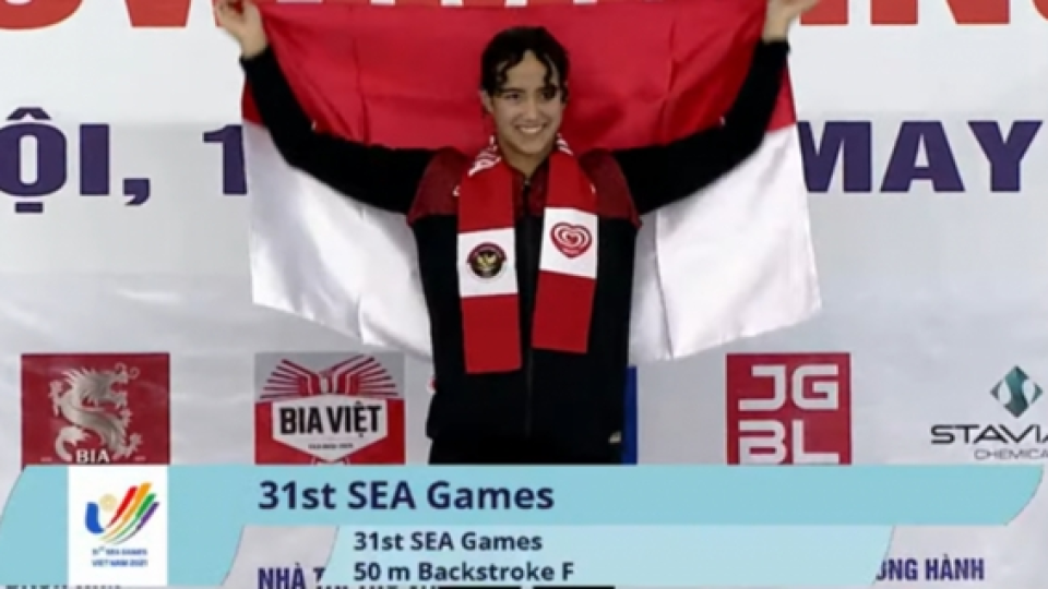 Masniari Wolf Tuntaskan Dahaga 11 Tahun Indonesia Akan Medali Emas Renang Putri di SEA Games
