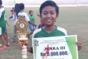 'Afi Kancil' Pemain Sepakbola Muda Berbakat Asal Surabaya, Meninggal Dunia di Usia 17 Tahun