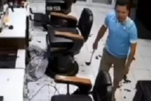 Seorang Pria Nyaris Bacok Tukang Cukur Rambut, Diduga Tidak Puas Dengan Hasil Pangkasannya
