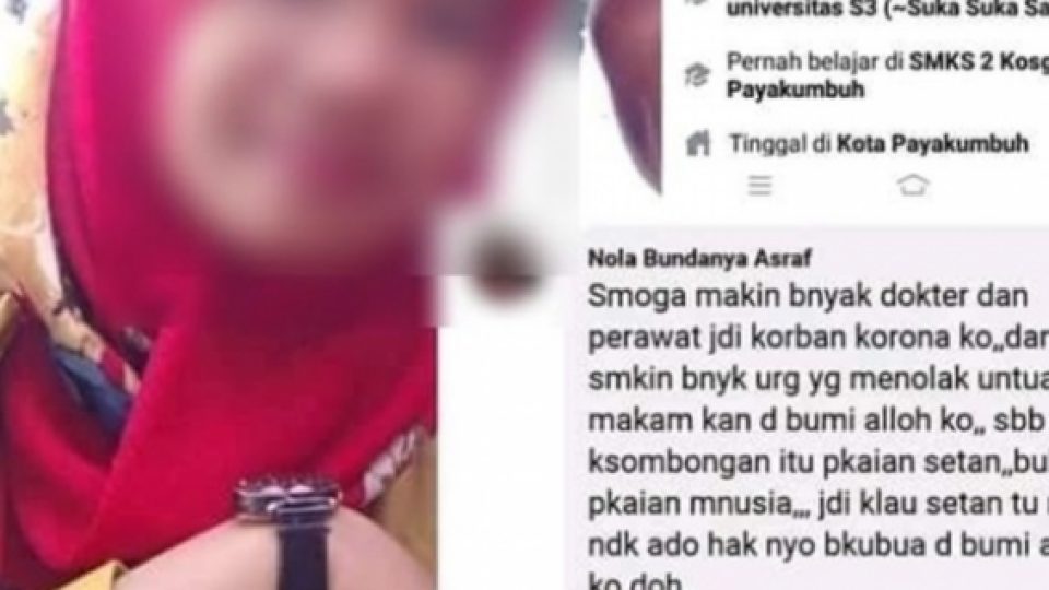 Doakan Agar Tenaga Medis Kena Virus Corona di Medsos, Pria Ini Ditangkap Polisi