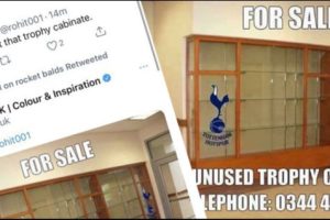 Dulux Unggah Meme Lemari Trofi Kosong, Tottenham Balas Meme Dulux Hapus Twit I Love Arsenal