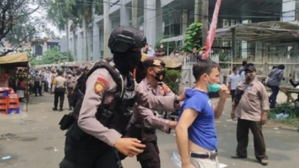 Satu Orang Diamankan Dalam Pembubaran Demo Pengungsi Afghanistna di Jakpus Hari Ini