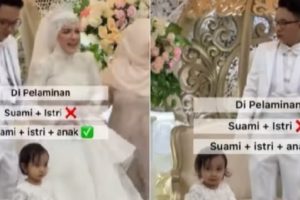 Viral Resepsi Pernikahan Bareng Anak, Sudah Menikah Sejak 2020, Baru Bisa Resepsi Pada 2022
