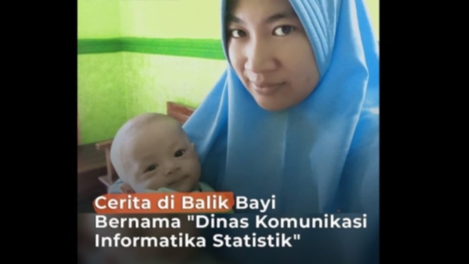 Bayi di Brebes Dinamai Dinas Komunikasi Informatika Statistik Oleh Sang Ayah, Bagaimana Asal-usulnya?