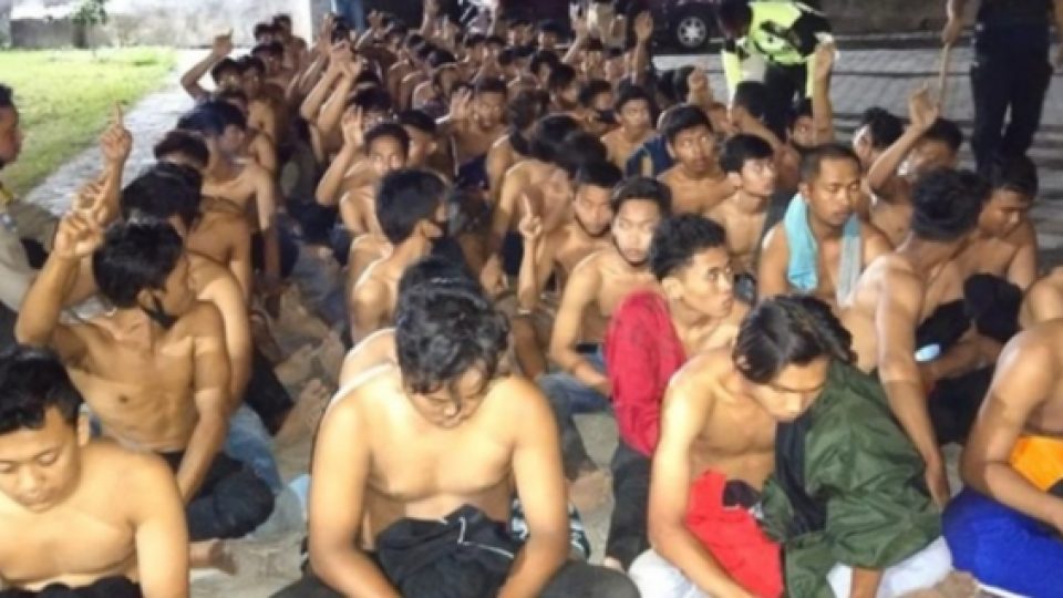 115 Anggota Perguruan SIlat di Nganjuk Jawa Timur Diamankan Karena Terlibat Tawuran