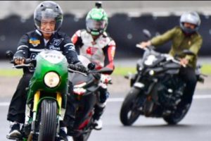 Presiden Jokowi Jajal Sirkuit Mandalika di Nusa Tenggara Barat Jelang Gelaran WorldSBK 2021