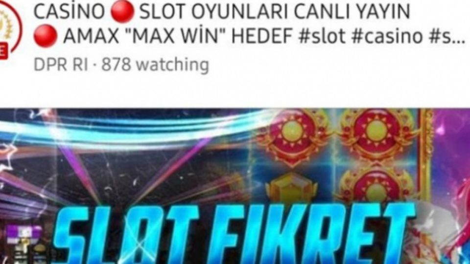 Akun YouTube DPR RI Diretas Tayangkan Judi Slot