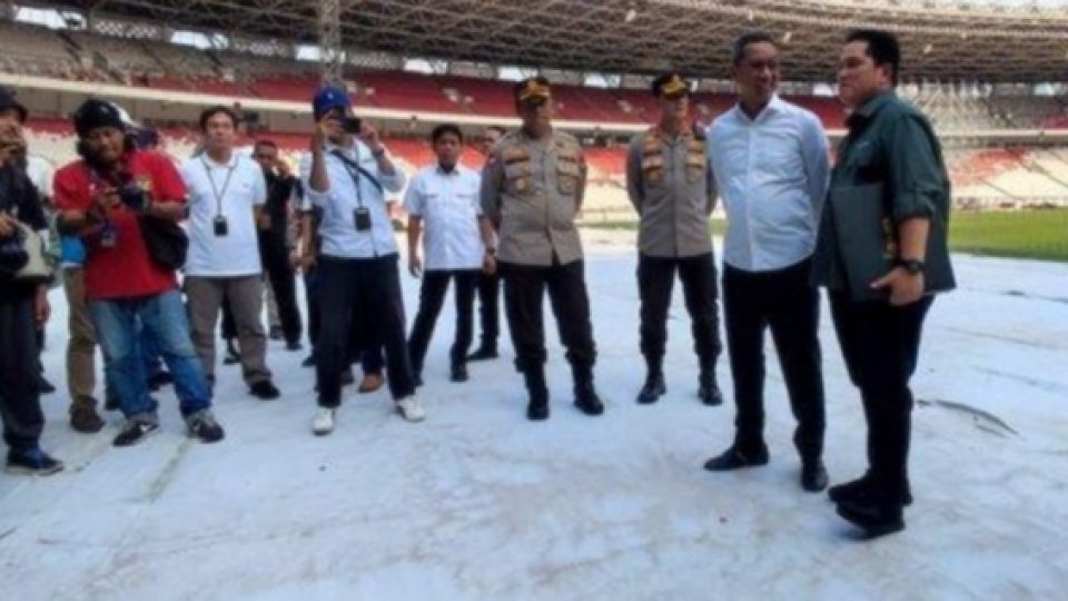 Rumput GBK Rusak Pasca Konser Blackpink, Erick Thohir Larang Segala Bentuk Kegiatan di GBK