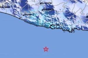 Gempa 4,8 Magnitudo di Lepas Pantai Pacitan, Guncangan Terasa Hingga Yogyakarta