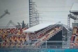 Atap Tribun Sirkuit Formula E di Ancol yang Roboh Akan Rampung Diperbaiki pada Kamis Besok