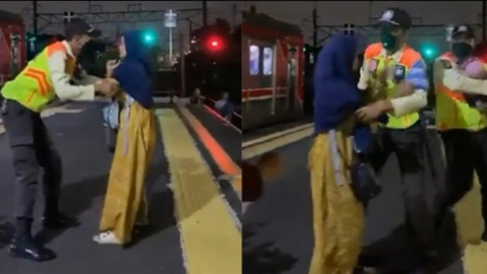Ibu Viral Diduga Ingin Melempar Bayi di Rel, Ternyata Miliki Masalah Dengan Suami