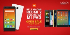 Beli Xiaomi Redmi 2,  Bisa Dapat Mi Pad Gratis!