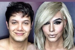 Hanya Dengan Make Up, Pria Ini Berubah Menjadi Artis Hollywood